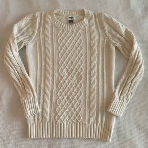 Old Navy Classic Cable Sweater, Size M